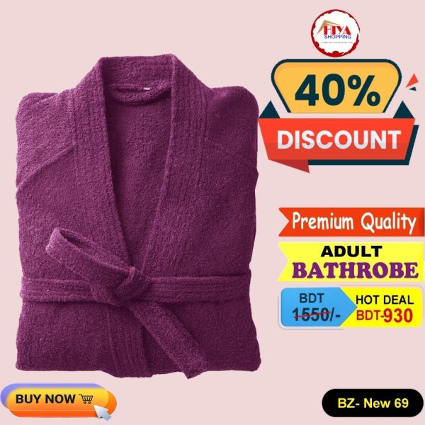 Luxury Adult Bathrobes (  *হট ডিল:* )