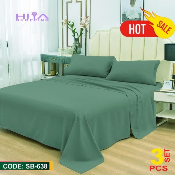 3Pcs Bedsheet Set ( King Size )