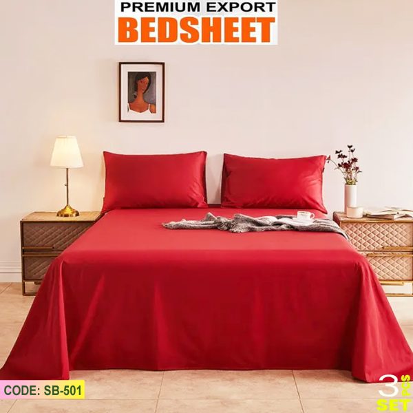 3Pcs Bedsheet Set ( King Size )